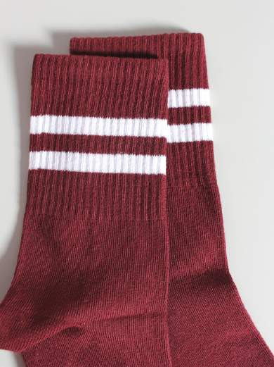 Striped Crew Socks | Classic & Fashionable Hosiery